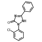 CAS 登录号：246848-58-8， 2-(2-氯苯基)-5-苯基-1,2-二氢-3H-1,2,4-三唑-3-酮