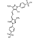 CAS#: 24704-54-9, 4-(5-Hydroxy-3-Methyl-4-{3-[3-Methyl-5-Oxo-1-(4-Sulfophenyl)-1,5-Dihydro-4H-Pyrazol-4-Ylidene]-1-Propen-1-Yl}-1H-Pyrazol-1-Yl)Benzenesulfonic Acid