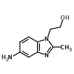 CAS 登录号：247109-31-5， 2-(5-氨基-2-甲基-1H-苯并咪唑-1-基)乙醇