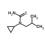 CAS 登录号：247119-93-3， 1-环丙基-1-异丁基硫脲