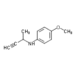 CAS 登录号：247123-16-6， N-(3-丁炔-2-基)-4-甲氧基苯胺