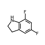 CAS 登录号：247564-56-3， 5,7-二氟吲哚啉