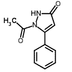 CAS 登录号：24768-95-4， 1-乙酰基-5-苯基-1,2-二氢-3H-吡唑-3-酮