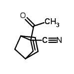 CAS 登录号：24775-31-3， 2-乙酰基双环[2.2.1]庚-5-烯-2-甲腈