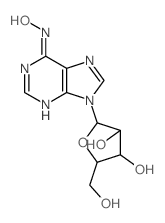 CAS 登录号:24822-51-3, 9-beta-D-阿拉伯呋喃糖基-N-羟基-9H-嘌呤-6-胺