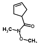 CAS 登录号：248275-70-9， N-甲氧基-N-甲基-环戊-3-烯-1-甲酰胺
