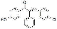 CAS 登录号:24845-41-8, 3-(4-氯苯基)-1-(4-羟基苯基)-2-苯基-丙-2-烯-1-酮