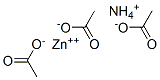 CAS#: 24846-92-2, Acetic Acid, Ammonium Zinc Salt