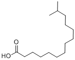 CAS 登录号：2485-71-4， 13-甲基十四烷酸
