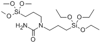 CAS 登录号：24858-52-4， N-3-(三乙氧基硅烷基丙基)-N-3-(三甲氧基硅烷基-丙基)脲