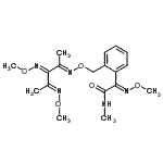 CAS 登录号：248593-16-0， (2E)-2-(甲氧基亚胺)-2-{2-[(3E,5E,6E)-5-(甲氧基亚胺)-4,6-二甲基-2,8-二氧杂-3,7-二氮杂壬-3,6-二烯-1-基]苯基}-N-甲基乙酰胺