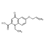 CAS 登录号:248596-48-7, 6-(烯丙氧基)-1-乙基-4-氧代-1,4-二氢-2-喹啉羧酸
