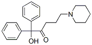 CAS 登录号:24860-78-4, 1,1-二苯基-1-羟基-5-哌啶-2-戊酮