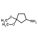 CAS 登录号：249296-19-3， 3,3-二甲氧基环戊烯并n胺