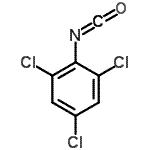 CAS 登录号：2505-31-9， 1,3,5-三氯-2-异氰酸苯