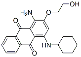 CAS 登录号:25061-50-1, 1-氨基-4-(环己基氨基)-2-(2-羟基乙氧基)蒽醌