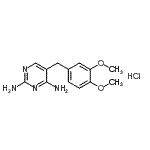 CAS 登录号：2507-23-5， 5-(3,4-二甲氧基苄基)-2,4-嘧啶二胺盐酸盐(1:1)