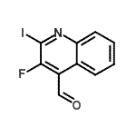CAS 登录号：250739-98-1， 3-氟-2-碘-4-喹啉甲醛