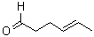 CAS 登录号：25166-87-4， (4E)-4-己烯醛