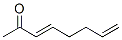 CAS 登录号：25172-06-9， (3E)-3,7-辛二烯-2-酮