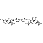 CAS 登录号：25180-19-2， 5-氨基-3-({4'-[(7-氨基-1-羟基-3-磺基-2-萘基)偶氮]-4-联苯基}偶氮)-4-羟基-2,7-萘二磺酸