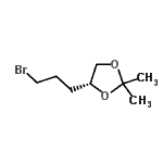 CAS 登录号：251998-53-5， (4R)-4-(3-溴丙基)-2,2-二甲基-1,3-二氧戊环