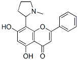 CAS 登录号:2520-36-7, 5,7-二羟基-8-(1-甲基吡咯烷-2-基)-2-苯基苯并吡喃-4-酮