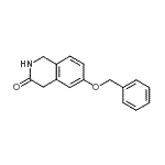 CAS 登录号：252061-87-3， 6-(苄氧基)-1,4-二氢-3(2H)-异喹啉酮