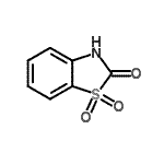 CAS 登录号：25243-25-8， 1,3-苯并噻唑-2(3H)-酮1,1-二氧化物