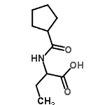 CAS 登录号：252678-53-8， 2-[(环戊基羰基)氨基]丁酸