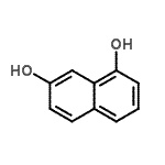 CAS 登录号：25268-01-3， 1,7-萘二酚