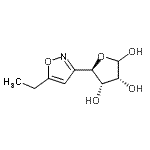CAS 登录号：252760-75-1， (3R,4S,5R)-5-(5-乙基-1,2-恶唑-3-基)四氢-2,3,4-呋喃三醇
