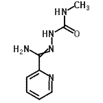 CAS 登录号：252867-21-3， 2-[氨基(2-吡啶基)亚甲基]-N-甲基氨基甲酰肼