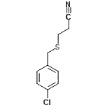 CAS 登录号：253122-97-3， 3-[(4-氯苄基)硫基]丙腈