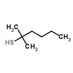 CAS 登录号：25360-13-8， 2-甲基-2-己烷硫醇