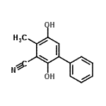 CAS 登录号：253679-04-8， 2,5-二羟基-4-甲基-3-联苯甲腈