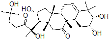 CAS 登录号：25383-26-0， (10alpha)-2alpha,3alpha,16alpha,20,25-五羟基-9beta-甲基-19-去甲羊毛甾-5-烯-11,22-二酮