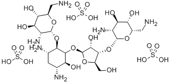 CAS 登录号:25389-98-4, 新霉素 B 硫酸盐