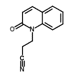 CAS 登录号：25420-48-8， 3-(2-氧代-1(2H)-喹啉基)丙腈