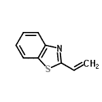 CAS 登录号：2544-92-5， 2-乙烯基-1,3-苯并噻唑