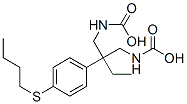 CAS 登录号：25451-06-3， 二氨基甲酸 2-[4-(丁硫基)苯基]-2-乙基三亚甲基酯