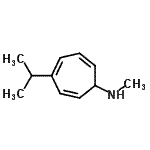 CAS 登录号：25469-38-9， 4-异丙基-N-甲基-2,4,6-环庚三烯-1-胺