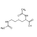 CAS 登录号：25515-72-4， S-(2-乙酰氨基基乙基)-N-乙酰半胱氨酸