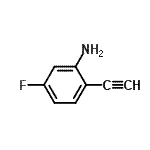 CAS 登录号：255724-68-6， 2-乙炔基-5-氟苯胺