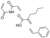 CAS#: 25586-24-7, 2-Propenoic Acid, Polymer With Butyl 2-Propenoate, Ethenylbenzene And 2-Propenamide