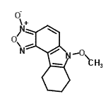 CAS 登录号：255865-30-6， 6-甲氧基-7,8,9,10-四氢-6H-[1,2,5]恶二唑并[3,4-c]咔唑3-氧化物