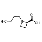 CAS 登录号：255883-25-1， (2R)-1-丁基-2-吖丁啶羧酸