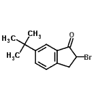 CAS 登录号：255895-91-1， 2-溴-6-(2-甲基-2-丙基)-1-茚满酮