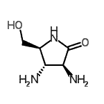CAS 登录号：256451-17-9， (3S,4S,5S)-3,4-二氨基-5-(羟基甲基)-2-吡咯烷酮