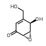 CAS 登录号：256662-98-3， (1S,5R,6S)-5-羟基-4-(羟基甲基)-7-氧杂双环[4.1.0]庚-3-烯-2-酮